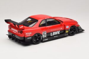 Nissan Skyline ER34 LB Super Silhouette Active Red GT Spirit 1:18 GT570 Gyanta – 2. kép a 6-ből