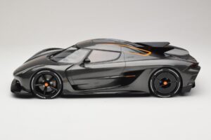 Koenigsegg Jesko Absolut 0-400-0 km/h Rekord Graphite Grey GT Spirit 1:12 GT575 Gyanta – 3. kép a 6-ből