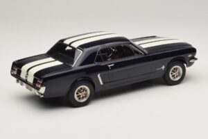 Ford Mustang Nightmist Blue Norev 1:18 182805 Fém – 2. kép a 6-ből