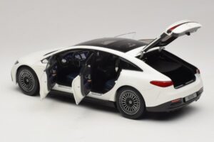 Mercedes EQS V297 Manufaktur Opalite White NZG 1:18 B66961049 Fém – 5. kép a 8-ből