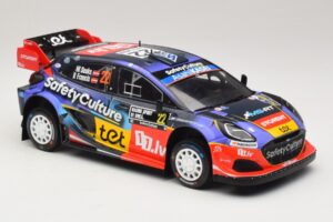 Ford Puma Rally1 #22 M. Sesks / R. Francis Rally Sweden 2025 IXO 1:18 18RMC240 Fém – 4. kép a 6-ből