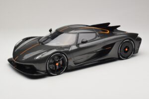 Koenigsegg Jesko Absolut 0-400-0 km/h Rekord Graphite Grey GT Spirit 1:12 GT575 Gyanta
