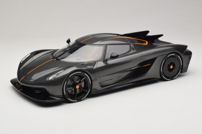 Koenigsegg Jesko Absolut 0-400-0 km/h Rekord Graphite Grey GT Spirit 1:12 GT575 Gyanta