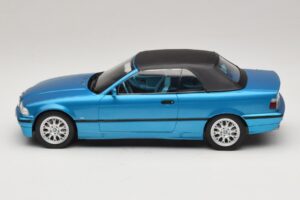 BMW 3 Series E36 Kabrió Kék Metálfényű MCG 1:18 MCG18319 Fém – 4. kép a 7-ből