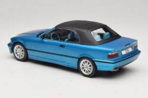 BMW 3 Series E36 Kabrió Kék Metálfényű MCG 1:18 MCG18319 Fém – 6. kép a 7-ből