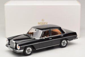 Mercedes 280 SE W108 Fekete Norev 1:18 183360 Fém – 8. kép a 8-ből