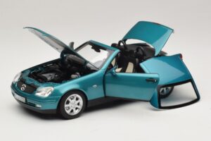 Mercedes SLK R170 Vivianite Green Norev 1:18 183021 Fém – 2. kép a 10-ből