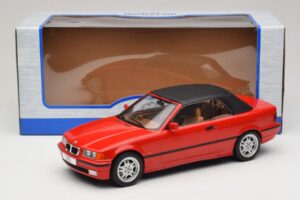 BMW 3 Series E36 Kabrió Piros MCG 1:18 MCG18317 Fém – 7. kép a 7-ből