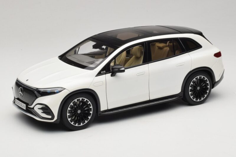 Mercedes EQS SUV X296 Manufaktur Diamond White NZG 1:18 B66960590 Fém