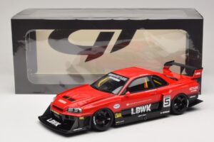 Nissan Skyline ER34 LB Super Silhouette Active Red GT Spirit 1:18 GT570 Gyanta – 6. kép a 6-ből