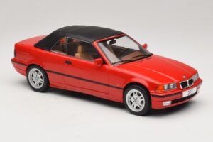 BMW 3 Series E36 Kabrió Piros MCG 1:18 MCG18317 Fém – 5. kép a 7-ből