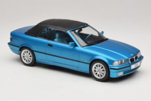 BMW 3 Series E36 Kabrió Kék Metálfényű MCG 1:18 MCG18319 Fém – 5. kép a 7-ből