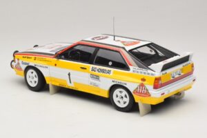 Audi Quattro #1 W. Rohrl / C. Geistdorfer Rally Monte Carlo Winner 1984 Minichamps 1:18 A5-5894 Fém – 5. kép a 6-ből