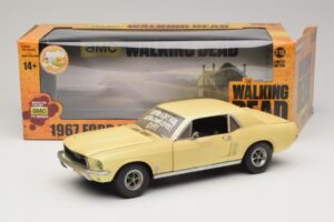 Ford Mustang Coupe Sárga The Walking Dead Greenlight 1:18 12958 Fém – 8. kép a 8-ből