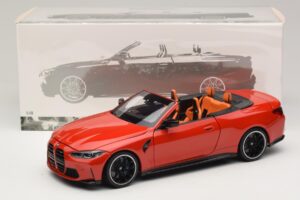 BMW M4 G83 Kabrió Red Metallic Minichamps 1:18 110021030 Fém – 8. kép a 8-ből