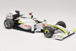 Brawn GP BGP001 #22 J. Button Singapore GP 2009 Minichamps 1:18 180090222 Gyanta – 4. kép a 7-ből