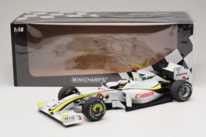 Brawn GP BGP001 #22 J. Button Singapore GP 2009 Minichamps 1:18 180090222 Gyanta – 7. kép a 7-ből