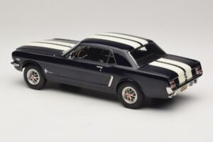Ford Mustang Nightmist Blue Norev 1:18 182805 Fém – 5. kép a 6-ből