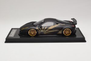 Ferrari 458 LB Works Matt Black BBA 1:18 REMC037 Gyanta