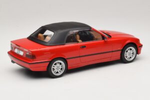 BMW 3 Series E36 Kabrió Piros MCG 1:18 MCG18317 Fém – 3. kép a 7-ből