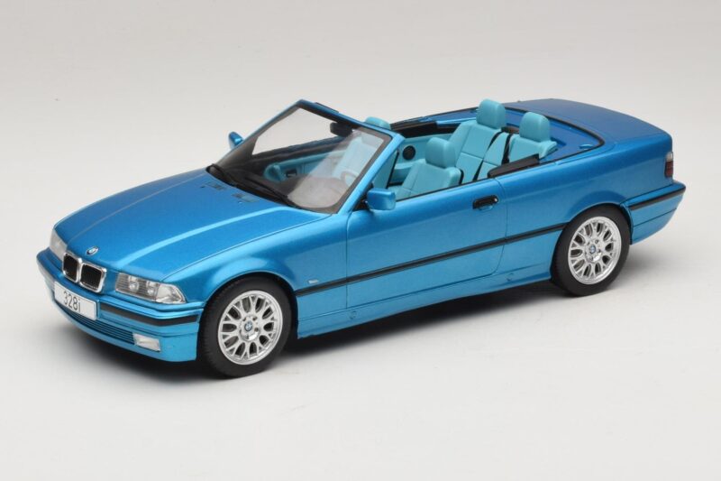 BMW 3 Series E36 Kabrió Kék Metálfényű MCG 1:18 MCG18319 Fém