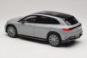 Mercedes EQS SUV X296 Manufaktur Alpine Grey NZG 1:18 B66960591 Fém – 7. kép a 8-ből