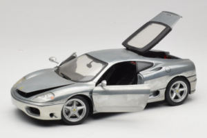 Ferrari 360 Modena Króm Ezüst Hot Wheels 1:18 27774 Fém – 2. kép a 8-ből