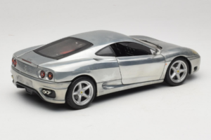 Ferrari 360 Modena Króm Ezüst Hot Wheels 1:18 27774 Fém – 3. kép a 8-ből
