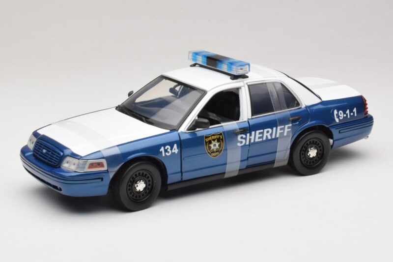 Ford Crown Victoria Police Interceptor The Walking Dead Greenlight 1:18 12957 Fém