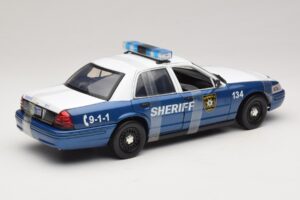 Ford Crown Victoria Police Interceptor The Walking Dead Greenlight 1:18 12957 Fém – 2. kép a 6-ből