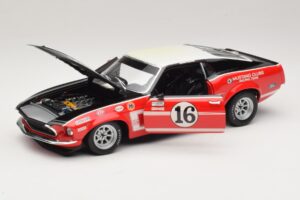 Ford Mustang Boss 302 #16 Bud Moore Engineering G. Follmer Trans-Am 1969 OEM 1:18 FORD006 Fém – 2. kép a 8-ből