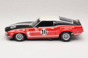 Ford Mustang Boss 302 #16 Bud Moore Engineering G. Follmer Trans-Am 1969 OEM 1:18 FORD006 Fém – 4. kép a 8-ből