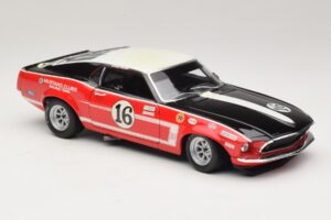Ford Mustang Boss 302 #16 Bud Moore Engineering G. Follmer Trans-Am 1969 OEM 1:18 FORD006 Fém – 6. kép a 8-ből