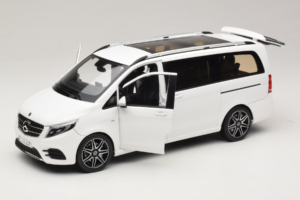 Mercedes V-Class W447 AMG Line Fehér Norev 1:18 183876 Fém – 2. kép a 8-ből