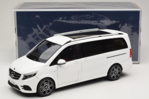 Mercedes V-Class W447 AMG Line Fehér Norev 1:18 183876 Fém – 8. kép a 8-ből