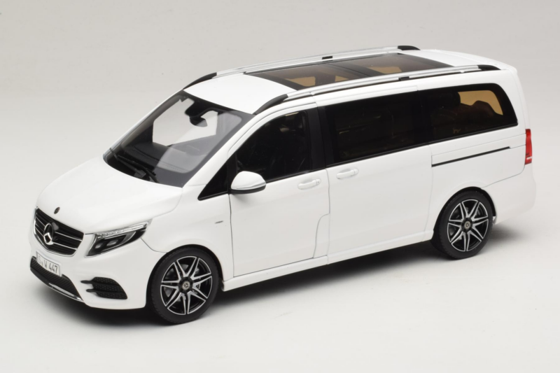 Mercedes V-Class W447 AMG Line Fehér Norev 1:18 183876 Fém