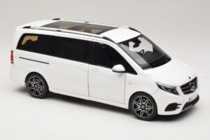 Mercedes V-Class W447 AMG Line Fehér Norev 1:18 183876 Fém – 6. kép a 8-ből