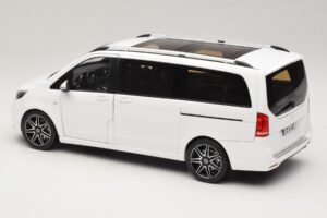 Mercedes V-Class W447 AMG Line Fehér Norev 1:18 183876 Fém – 7. kép a 8-ből