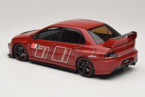Mitsubishi Lancer Evolution IX MR Fast & Furious Piros Ignition Model 1:18 2374 Gyanta – 5. kép a 6-ből