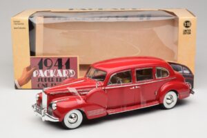 Packard Super Eight One-Eighty Piros Greenlight 1:18 12971 Fém – 6. kép a 6-ből