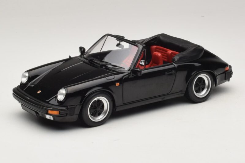 Porsche 911 3.2 Carrera Kabrió Fekete Minichamps 1:18 100063035 Fém
