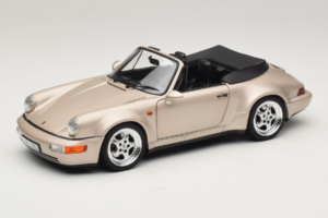Porsche 911 964 Turbo Look Kabrió Zermatt Silver Norev 1:18 187140 Fém