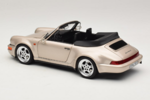 Porsche 911 964 Turbo Look Kabrió Zermatt Silver Norev 1:18 187140 Fém – 7. kép a 8-ből