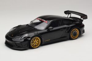 Porsche 911 992 GT3 RS Manthey Racing Fekete Arany Felnikkel Minichamps 1:18 MR-911-GT3RS-1804 Fém
