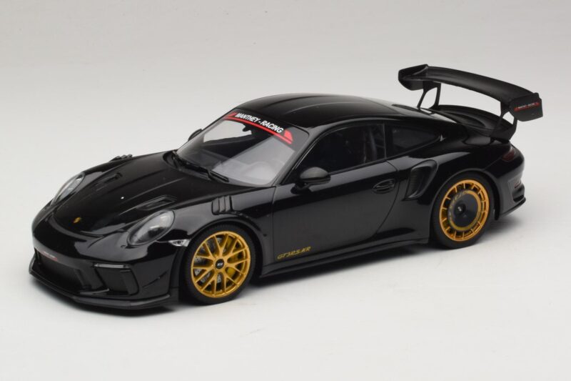 Porsche 911 992 GT3 RS Manthey Racing Fekete Arany Felnikkel Minichamps 1:18 MR-911-GT3RS-1804 Fém