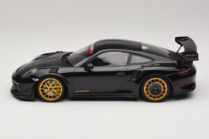 Porsche 911 992 GT3 RS Manthey Racing Fekete Arany Felnikkel Minichamps 1:18 MR-911-GT3RS-1804 Fém – 3. kép a 6-ből