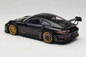 Porsche 911 992 GT3 RS Manthey Racing Fekete Arany Felnikkel Minichamps 1:18 MR-911-GT3RS-1804 Fém – 5. kép a 6-ből