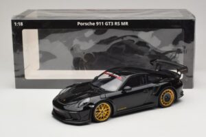 Porsche 911 992 GT3 RS Manthey Racing Fekete Arany Felnikkel Minichamps 1:18 MR-911-GT3RS-1804 Fém – 6. kép a 6-ből
