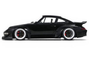 Porsche 911 993 RWB Fekete GT Spirit 1:18 GT587 Gyanta – 3. kép a 5-ből