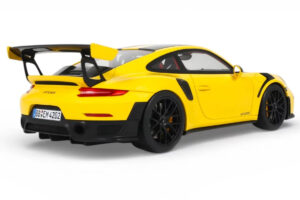 Porsche 911 GT2 RS 991.2 Nurburgring Lap Record Sárga GT Spirit 1:18 GT972 Gyanta – 2. kép a 5-ből